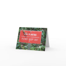 Nuevo establecimiento con la tarjeta de nota del