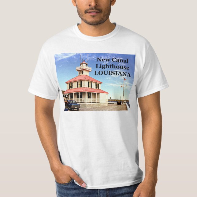 Nuevo faro del canal, camiseta de Luisiana (Anverso)