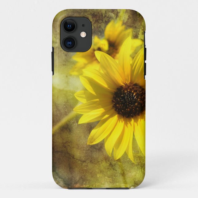 NUEVO funda de girasoles iphone5 (Reverso)