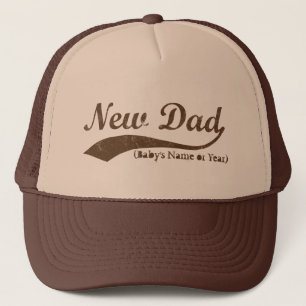 Nuevo Gorra de papá, nombre o año personalizado