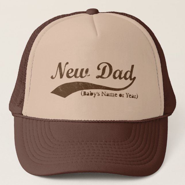 Nuevo Gorra de papá, nombre o año personalizado (Anverso)