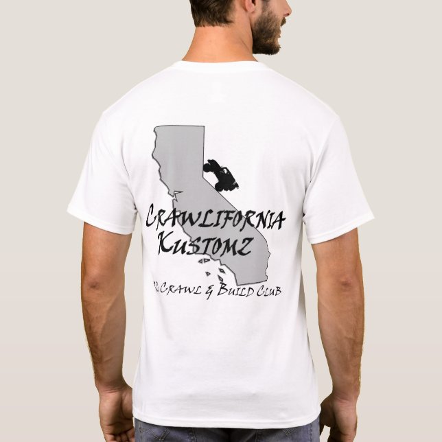 Nuevo gris de la camisa de Crawlifornia Kustomz (Reverso)