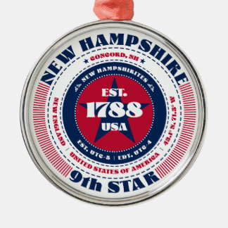 Nuevo Hampshire Noveno Ornamento Estatal de Navida