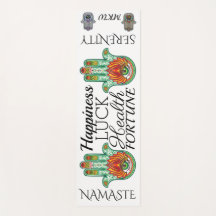Nuevo Hamsa Mano Yoga Mat - Ver Bonito Atrás