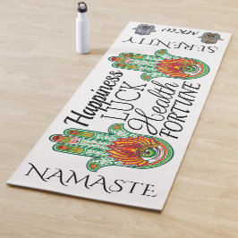 Nuevo Hamsa Mano Yoga Mat - Ver Bonito Atrás