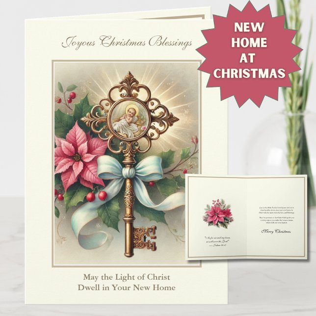 Nuevo Hogar en Navidad Floral Religioso  (Subido por el creador)