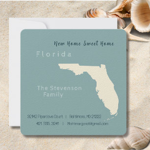 Nuevo hogar Florida tarjeta postal de Invitación m