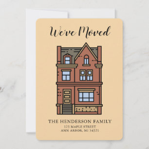 Nuevo hogar hemos movido la Invitación de mudanza 