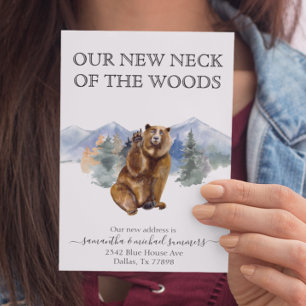 Nuevo hogar Invitación móvil Cabina Lodge Bear