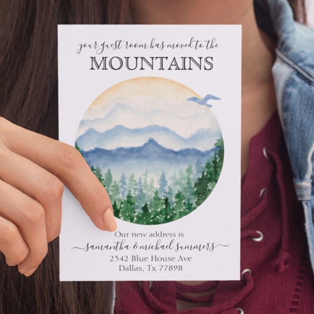 Nuevo hogar Invitación móvil Cabina Lodge Montañas (Subido por el creador)