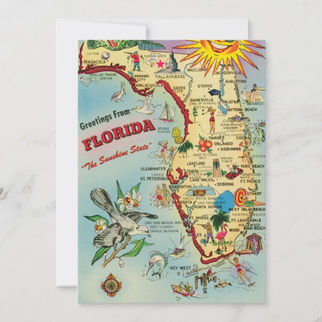 Nuevo hogar - Moving Florida Invitación Card (Anverso)