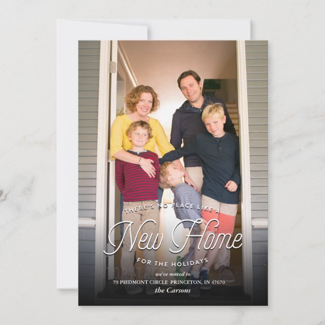 Nuevo hogar para la Invitación de desplazamiento d (Anverso)