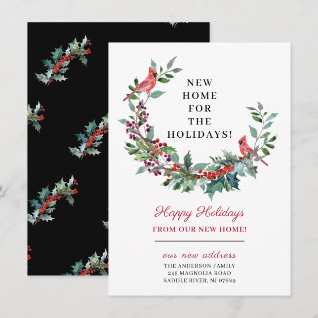 Nuevo hogar para la Invitación de desplazamiento d (Anverso / Reverso)