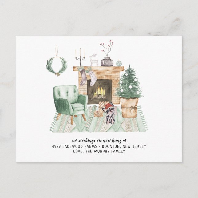 Nuevo Hogar Para La Invitación De Traslado De Vaca (Anverso)