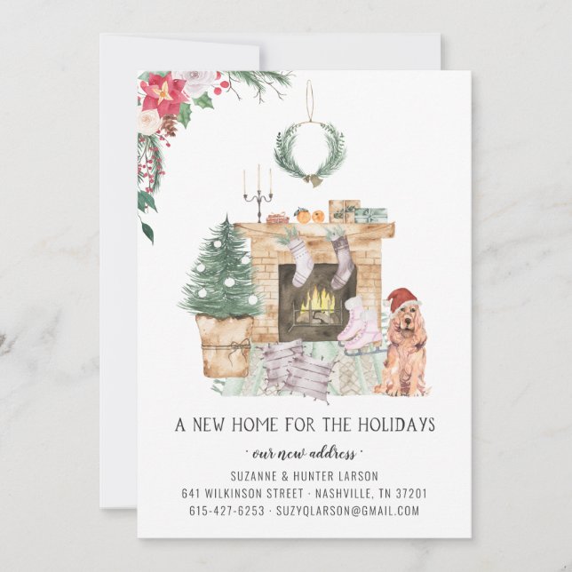 Nuevo Hogar Para La Invitación De Traslado De Vaca (Anverso)