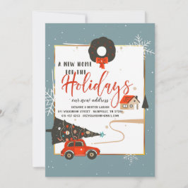 Nuevo Hogar Para La Invitación De Traslado De Vaca