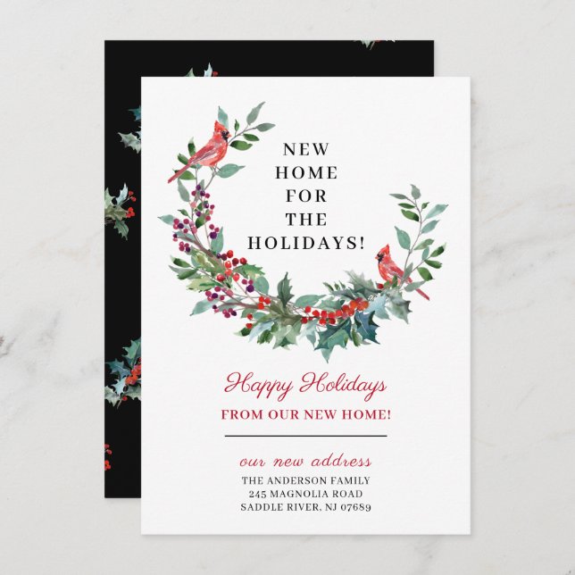 Nuevo Hogar para las Fiestas de Fin de Año Anuncio (Anverso / Reverso)