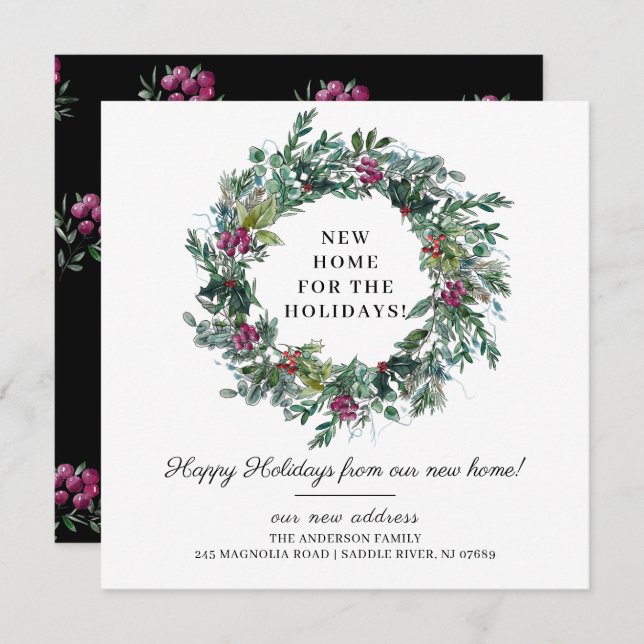 Nuevo Hogar para las Fiestas Navideñas Anuncio de  (Anverso / Reverso)