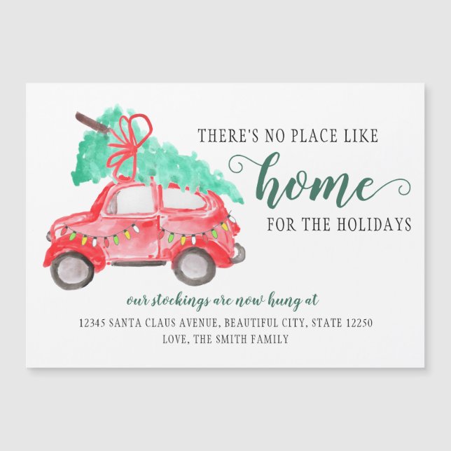 Nuevo hogar para Navidades de vacaciones Invitació (Anverso)