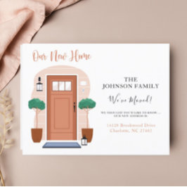 Nuevo hogar que hemos movido la Invitación en movi