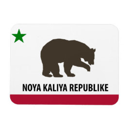 Nuevo imán de bandera de la República de Californi