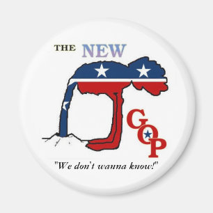 Nuevo imán del logotipo del GOP