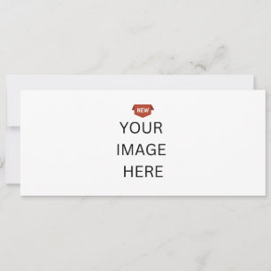 ¡NUEVO! Invitación - 4" x 9.25" - Personalizada