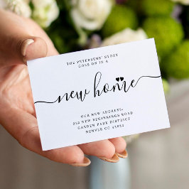 Nuevo invitación de movimiento moderno con escritu