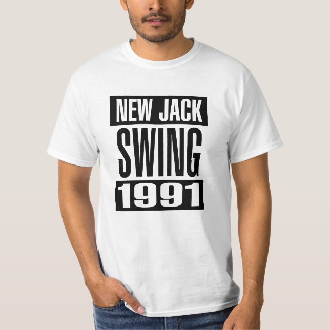 Nuevo Jack Swing 1991 - Camiseta blanca (Anverso)