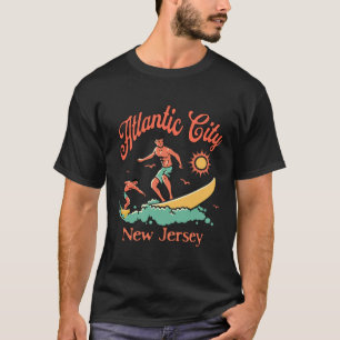 Nuevo Jersey Surfista Playa de Atlantic City Nj Su