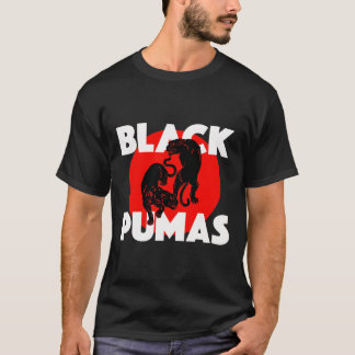 nuevo logo de banda de pumas negra camiseta clásic