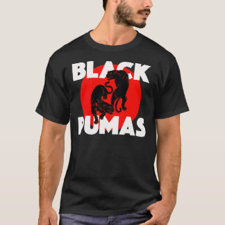 nuevo logo de banda de pumas negra camiseta clásic