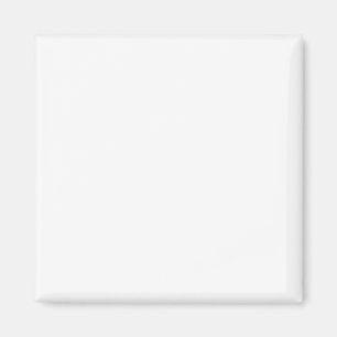 Nuevo logotipo de texto personalizado imán cuadrad
