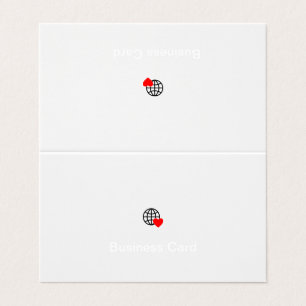 Nuevo logotipo de texto personalizado tarjeta de p