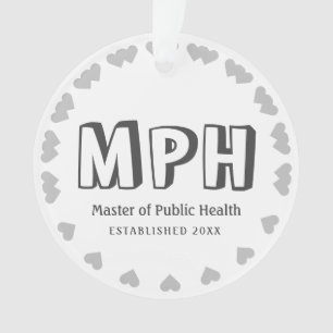 Nuevo maestro de la salud pública adorno personali