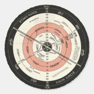Nuevo mapa correcto de Abizaid de los Pegatinas de