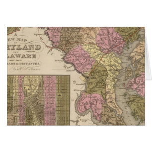 Nuevo mapa de Maryland y Delaware
