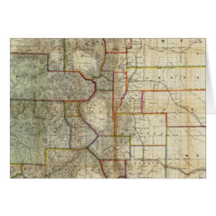 Nuevo mapa del estado de Colorado de Thayer