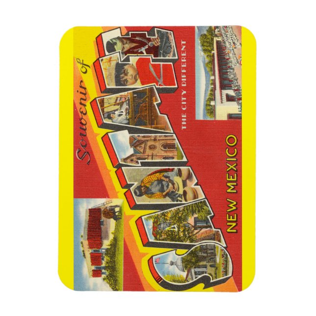 Nuevo México, imán Santa Fe (Vertical)