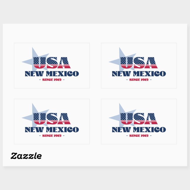 Nuevo México Mi Pegatina de Estado de Origen (Hoja)