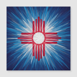 Nuevo México rojo blanco y azul