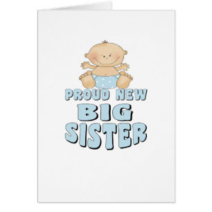 Nuevo muchacho orgulloso de la hermana grande