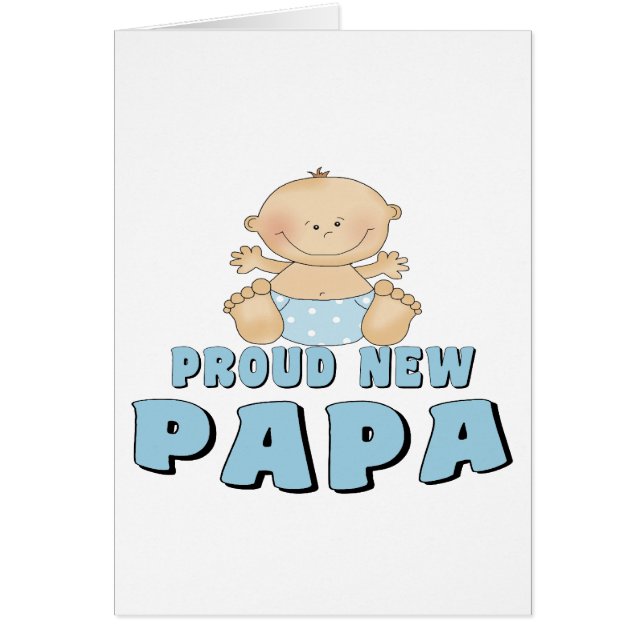 NUEVO muchacho ORGULLOSO de la papá (Frente)