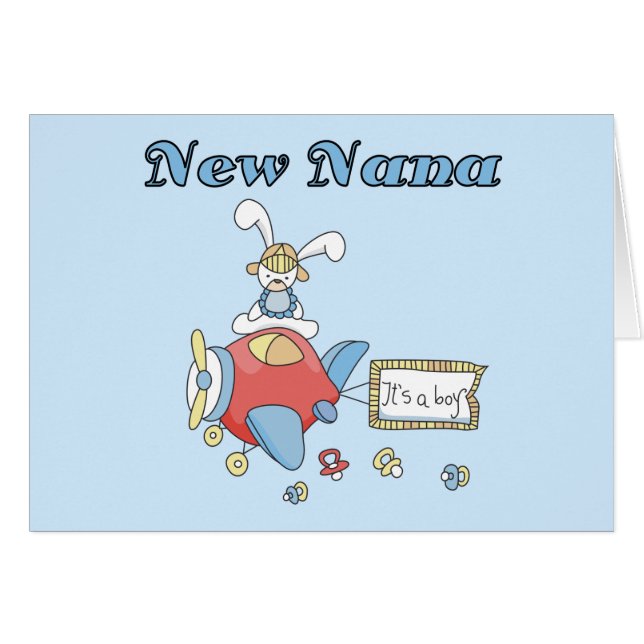 Nuevo Nana de camisetas y regalos para niños avion (Anverso (Horizontal))