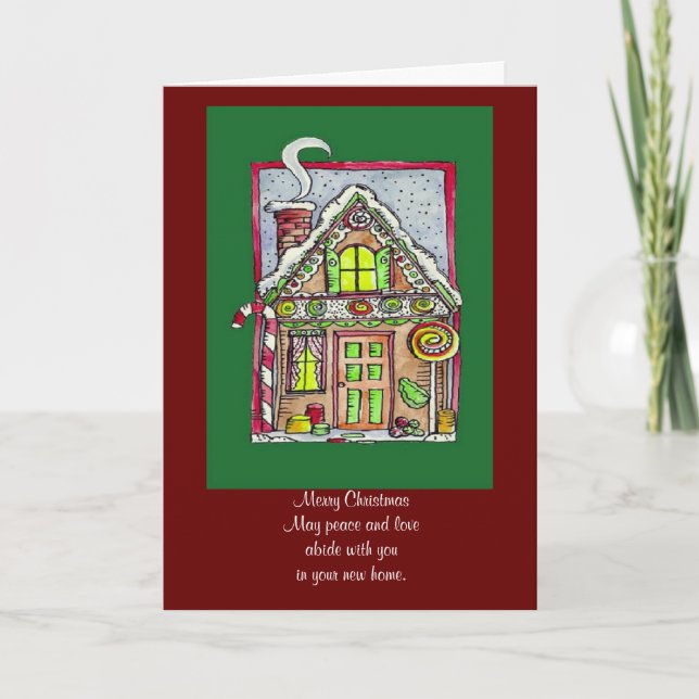 Nuevo navidad casero - tarjeta de felicitación (Anverso)