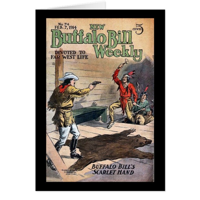 Nuevo no. semanal 74 1914 de Buffalo Bill (Frente)
