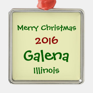 NUEVO ORNAMENTO 2016 DE LAS FELICES NAVIDAD DE