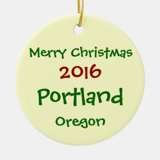 NUEVO ORNAMENTO 2016 DE LAS FELICES NAVIDAD DE