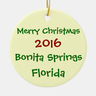 NUEVO ORNAMENTO 2016 DEL NAVIDAD DE BONITA SPRINGS