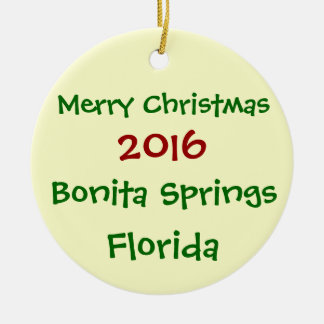 NUEVO ORNAMENTO 2016 DEL NAVIDAD DE BONITA SPRINGS